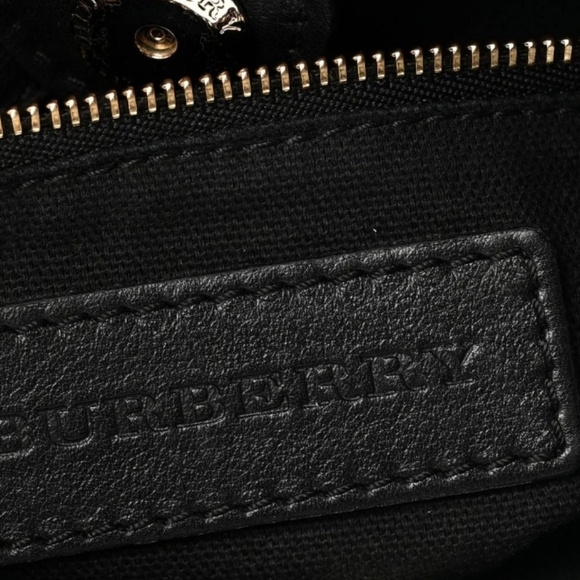 Burberry Black Leather Shoulder Bag - Picture 4 of 12